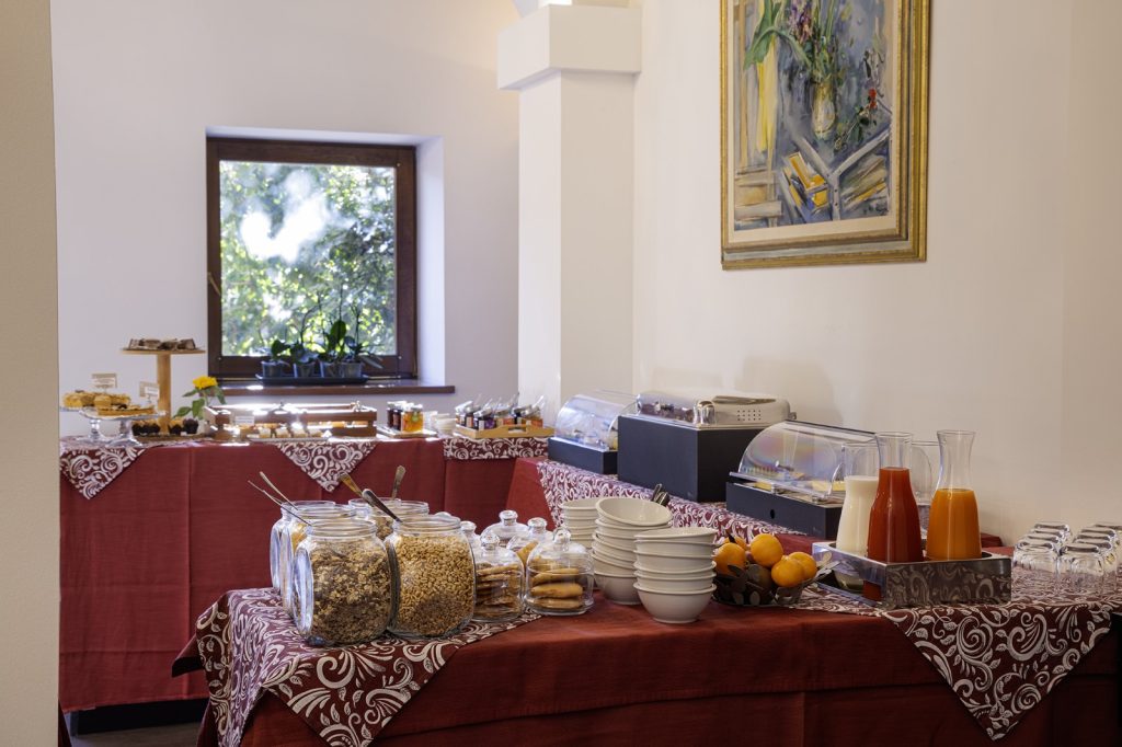 3-Sterne-Hotel in Conegliano, Frühstückszimmer